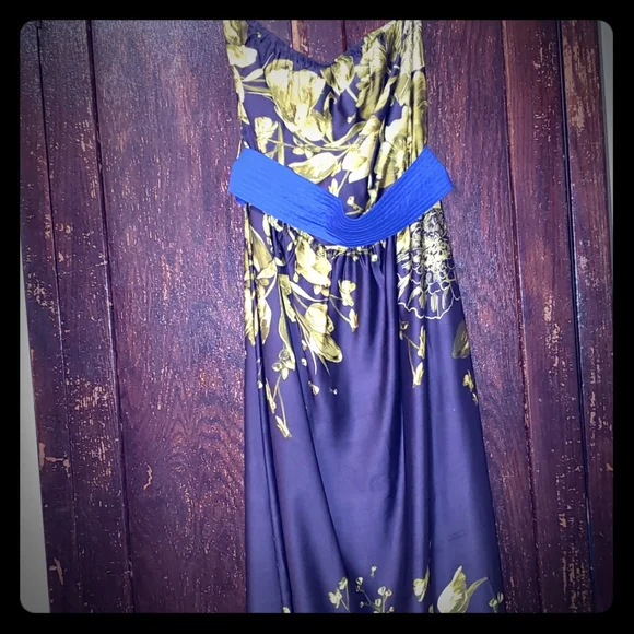 Strapless L boutique long floral maxi dress - Picture 5 of 16